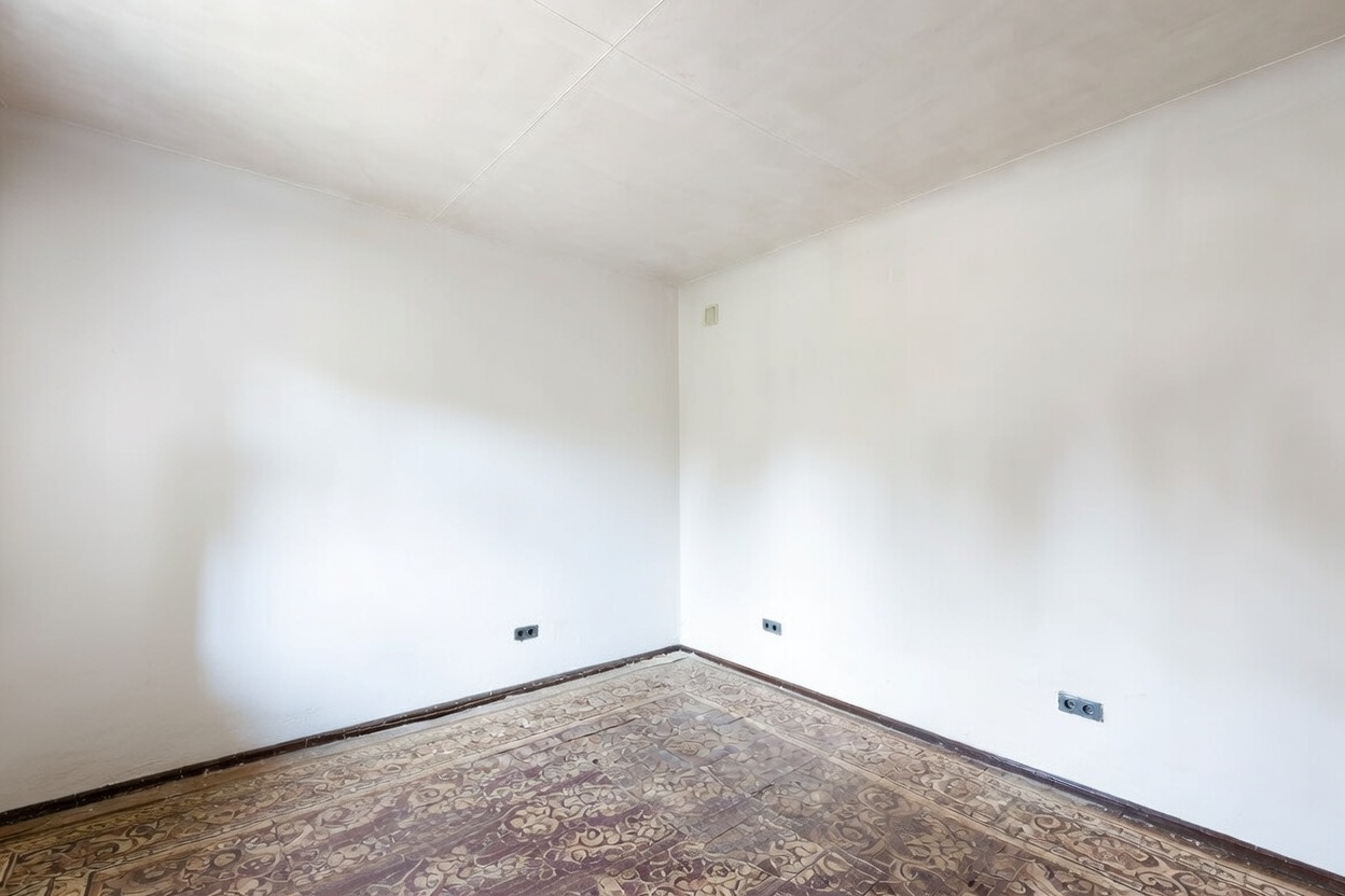 Vorher – alte Wand